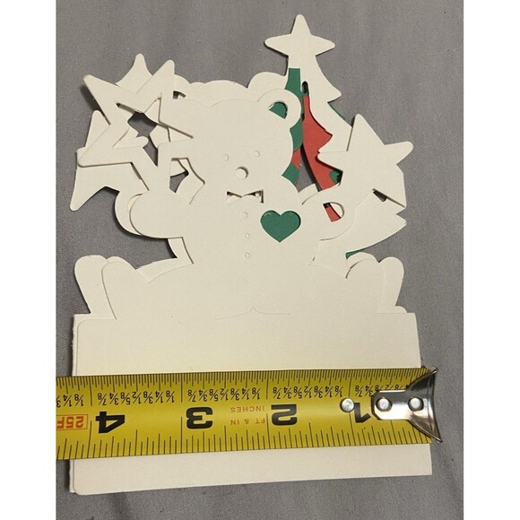 3D Pop Up Christmas Greeting 9 Card Pack Reindeer & Teddy Bears Unique Stands Up - Picture 6 of 11